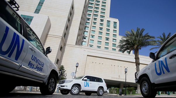 UN security attack stops inspectors entering Syrian town UN security attack stops inspectors entering Syrian town