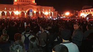Massenproteste in Armenien