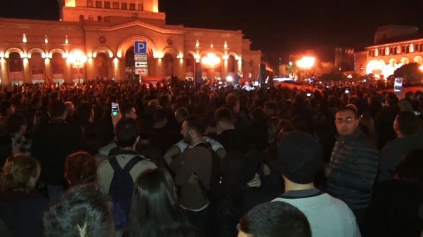 Massenproteste in Armenien Massenproteste in Armenien