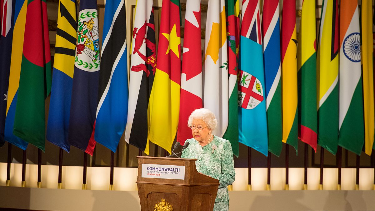 The Queen addresses Commonwealth leaders
