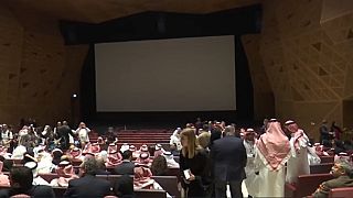 The AMC Theatre in Riyadh, Saudi Arabia.