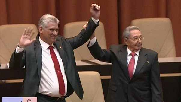 Küba'nın yeni lideri Miguel Diaz-Canel Küba'nın yeni lideri Miguel Diaz-Canel