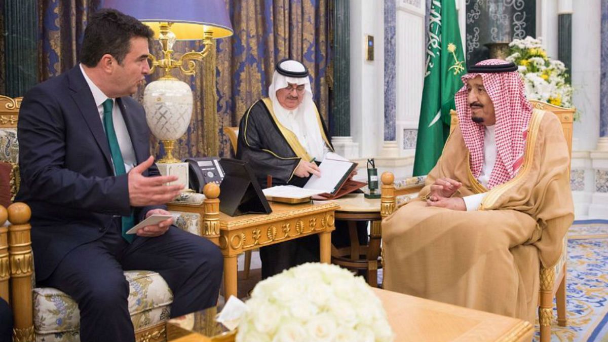 دیدار پادشاه عربستان سعودی و رئیس کمیته فرعی همکاری‌های ناتو