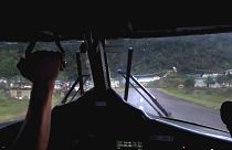 Watch: What's it like to fly into one of the world’s most dangerous airports?
