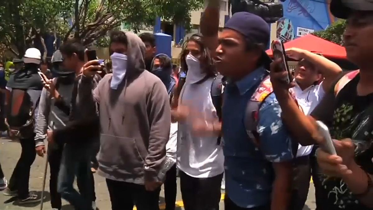 Straßenschlachten in Nicaragua