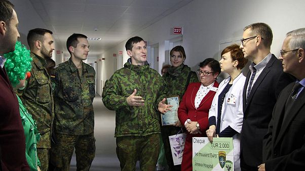 NATO soldiers seek to bring support, as well as defence to Lithuania NATO soldiers seek to bring support, as well as defence to Lithuania