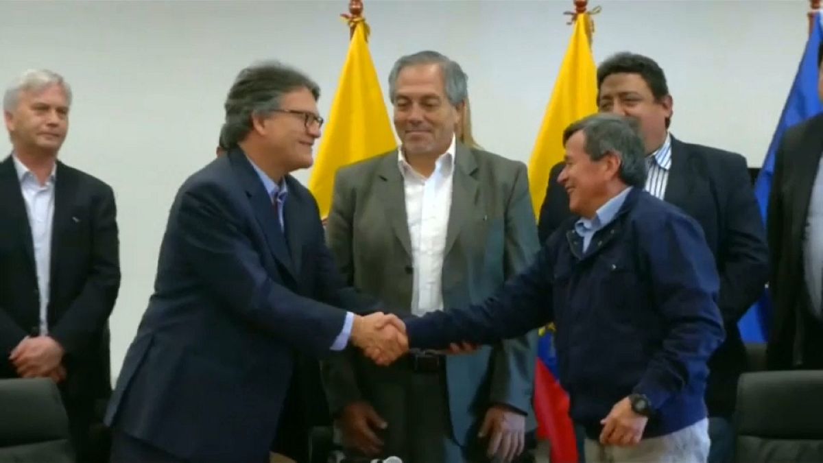 March 2018 peace talks between the ELN and the Colombia government in Quito