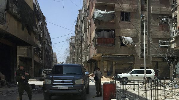 Siria: ispettori Opac entrano a Douma Siria: ispettori Opac entrano a Douma
