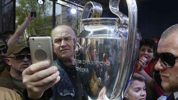 Στο Κίεβο το τρόπαιο του Champions League Στο Κίεβο το τρόπαιο του Champions League