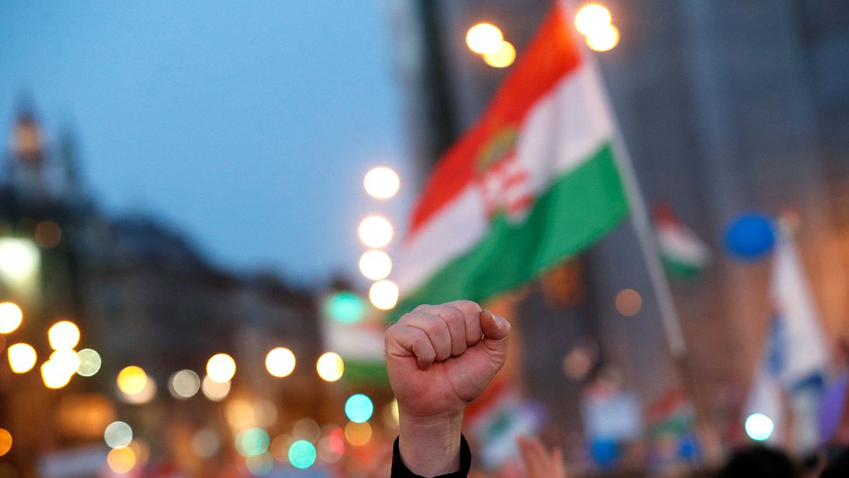 Macaristan'da seçim protestoları sürüyor