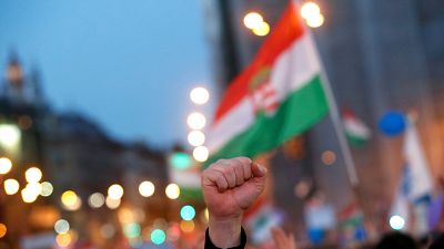 Macaristan'da seçim protestoları sürüyor