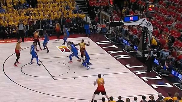 Utah Jazz volta a impor-se sobre Oklahoma City Thunder Utah Jazz volta a impor-se sobre Oklahoma City Thunder