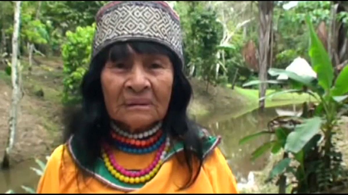 المعالجة الروحانية والناشطة المحلية البيروفية أوليفيا أريفالو 
