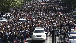 Freudenfeiern in Armenien nach Sargsjan-Rücktritt