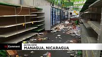 Scènes de pillages au Nicaragua