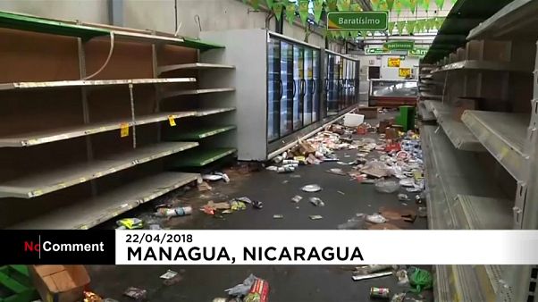 Scènes de pillages au Nicaragua Scènes de pillages au Nicaragua