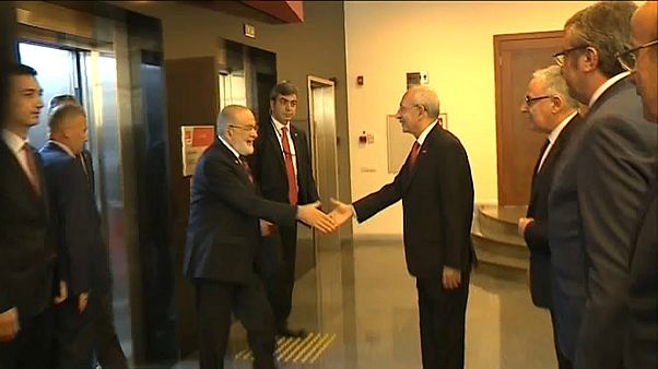 Kemal Kılıçdaroğlu incontra Temel Karamollaoğlu Kemal Kılıçdaroğlu incontra Temel Karamollaoğlu
