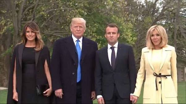 Trump empfängt Macron als ersten Staatschef Trump empfängt Macron als ersten Staatschef