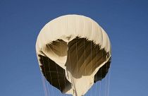 Solar powered Zephyr balloon takes to the sky