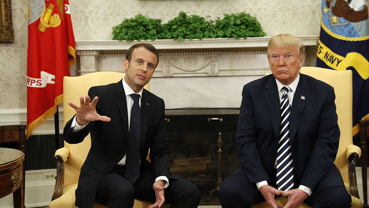 A "amizade improvável" entre Trump e Macron