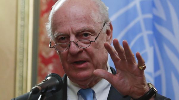 L'envoyé spécial de l'ONU pour la Syrie Staffan de Mistura L'envoyé spécial de l'ONU pour la Syrie Staffan de Mistura