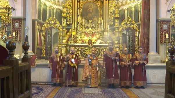 Ermeni Kilisesi'ndeki ayine Erdoğan mesaj gönderdi Ermeni Kilisesi'ndeki ayine Erdoğan mesaj gönderdi