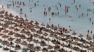 A beach in Palma