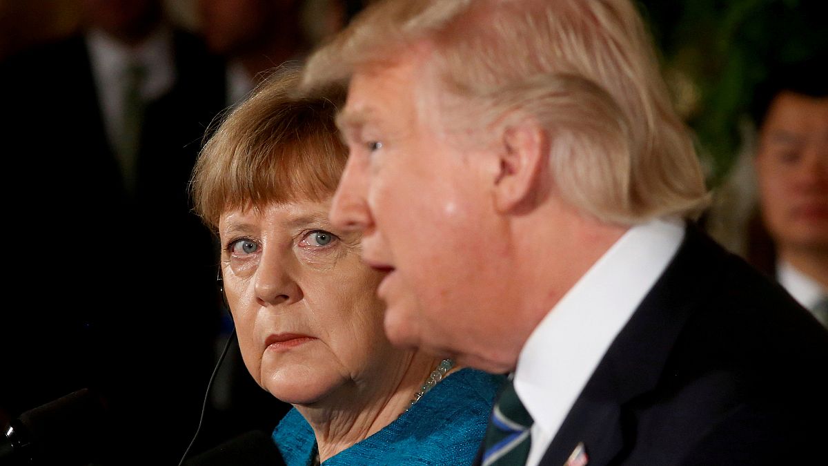 Unterkühlte Beziehung: Merkel und Trump