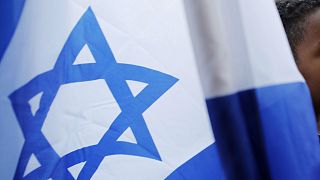 File image of the star of David on an Israeli flag