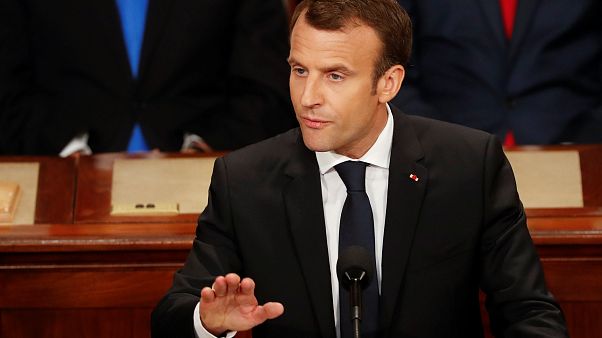 Macron vor US-Kongress: Kritik an Trump Macron vor US-Kongress: Kritik an Trump