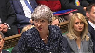 Theresa May in the House of Commons