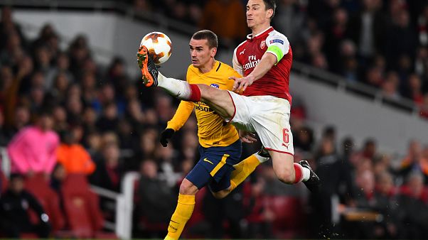 Atlético surpreende Arsenal na Liga Europa Atlético surpreende Arsenal na Liga Europa