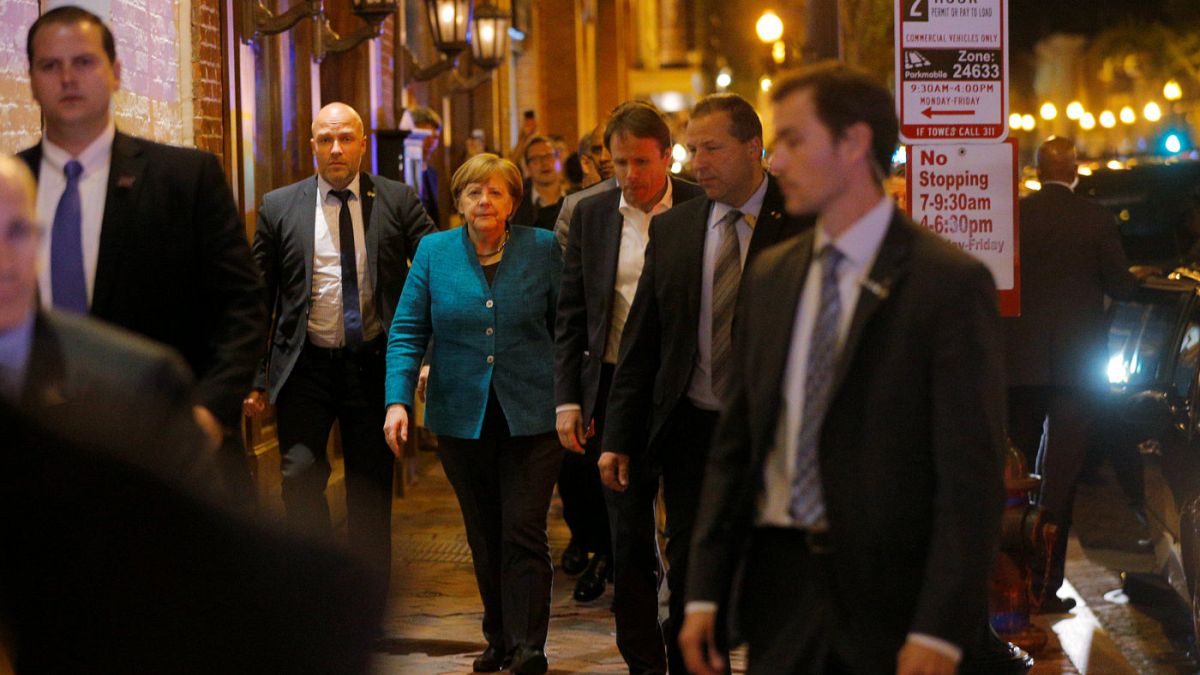 Almanya Başbakanı Angela Merkel Washington'da 