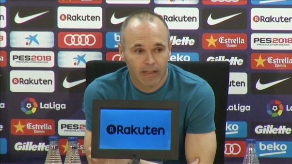 Andrés Iniesta anuncia su marcha del FC Barcelona Andrés Iniesta anuncia su marcha del FC Barcelona