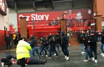 Amplio despliegue de seguridad para el Roma-Liverpool