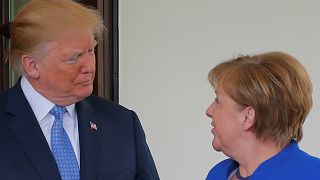 Merkel já está reunida com Donald Trump
