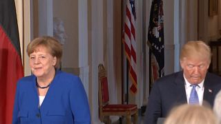 Меркель-Трамп: об Иране, стали и России