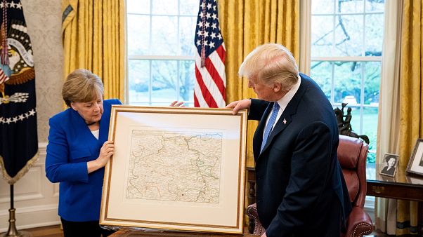 Visite tendue d'Angela Merkel à Donald Trump Visite tendue d'Angela Merkel à Donald Trump
