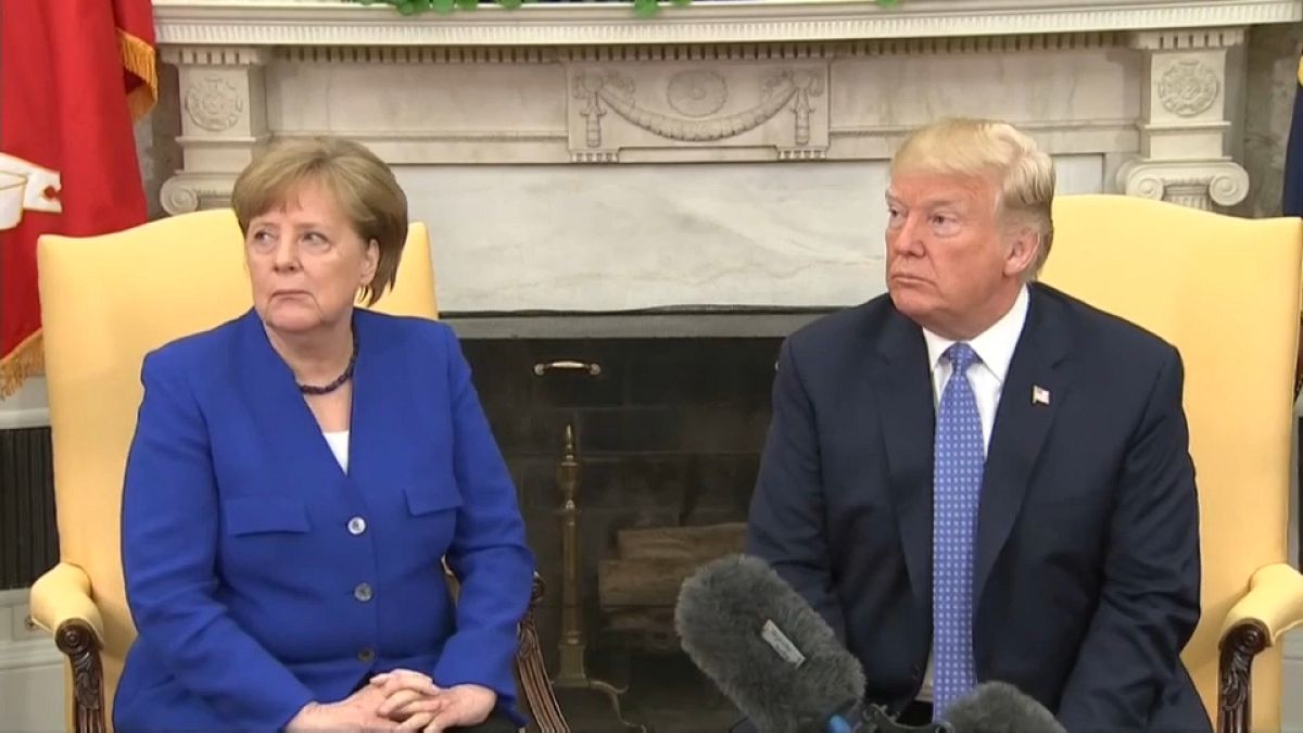 Trump e Merkel em sintonia sobre o Irão