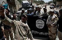جشن پیروزی ارتش عراق در عملیات علیه مواضع گروه«دولت اسلامی»(داعش)