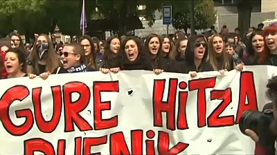 مظاهرات حاشدة في إسبانيا 