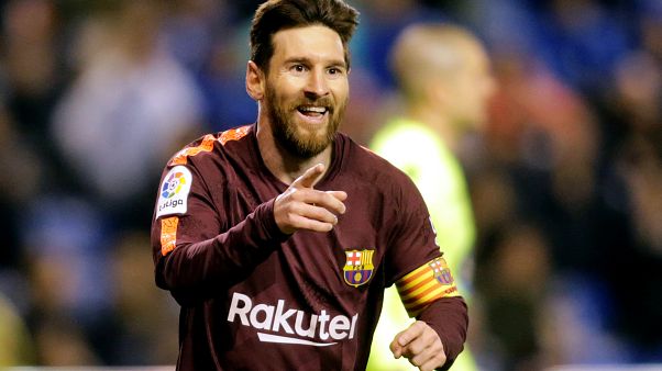 ميسي يقود برشلونة للظفر بلقب الدوري الإسباني ميسي يقود برشلونة للظفر بلقب الدوري الإسباني