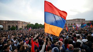 Baño de masas para el líder de la revolución armenia