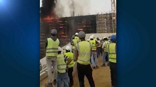 Mısır: Dünyanın en büyüğü olacak müze inşaatında yangın