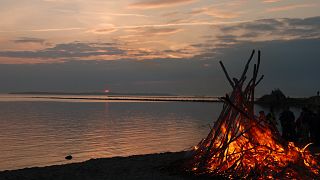 İsveçliler bir Şaman geleneği olan Valborg'u kutluyor
