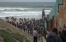 "Migrantenkarawane" an der Grenze Mexiko-USA