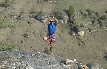 2nd Russian Highline Festival 2018 took place in  Kislovodsk on Sunday