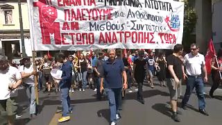 Ezrek tüntettek Görögországban május elsején