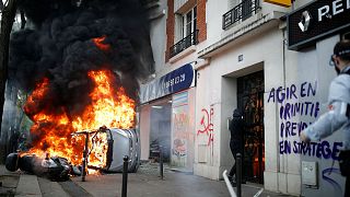 France : violences en marge du défilé du 1er mai à Paris