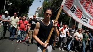 Maidemonstrationen in Athen